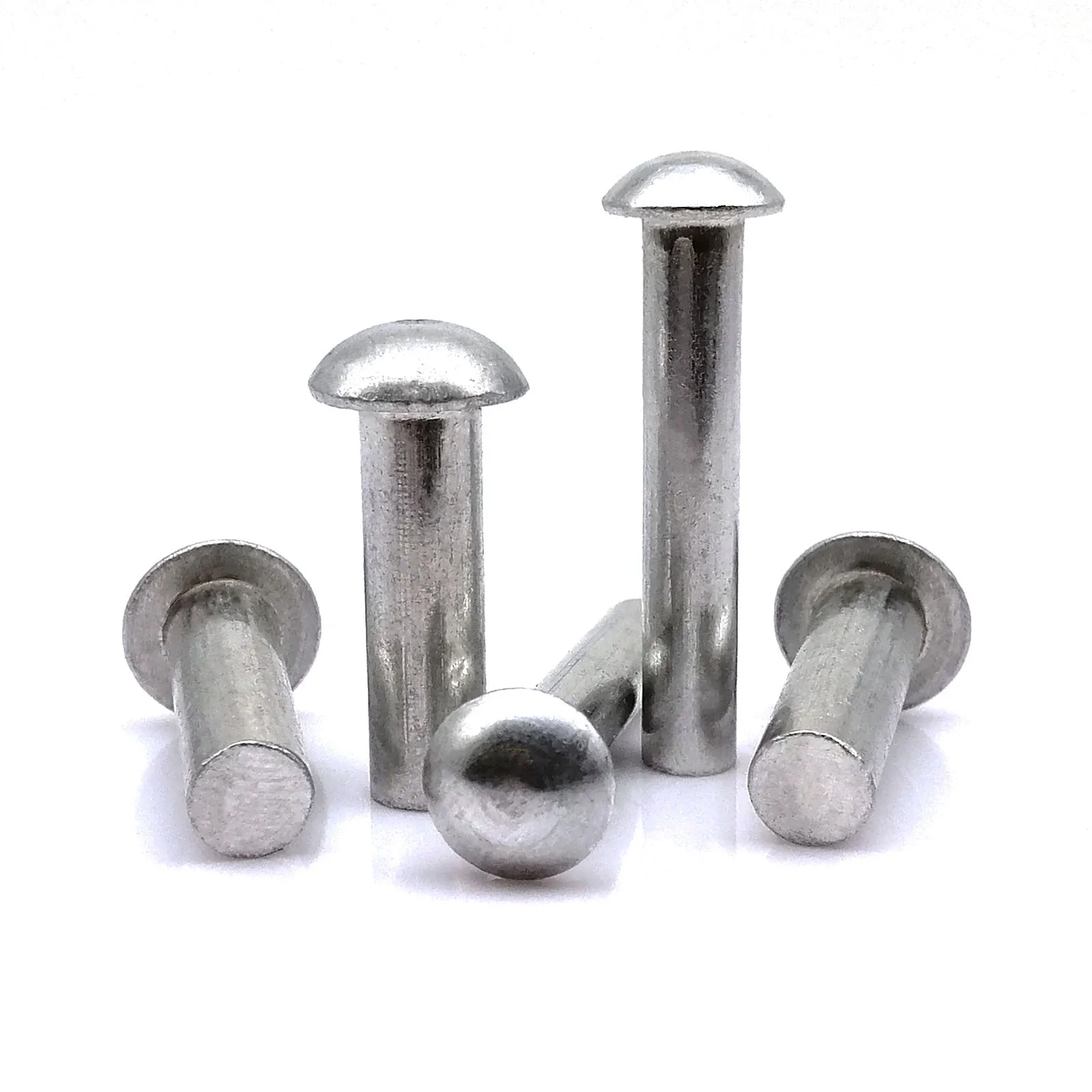 

10/50pcs M2 M2.5 M3 M4 M5 M6 Diameter 2 3 4 5 6mm Aluminum Semi Round Head Punch Self-plugging Solid Rivet for Label Name Plate