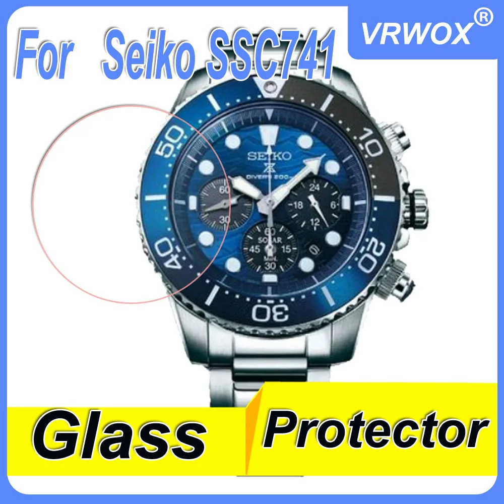 

3Pcs 9H 2.5D Tempered Glass For Seiko SSC 701 741 785P1 617 618J1 663 Watch Scratch Resistant Screen Protector