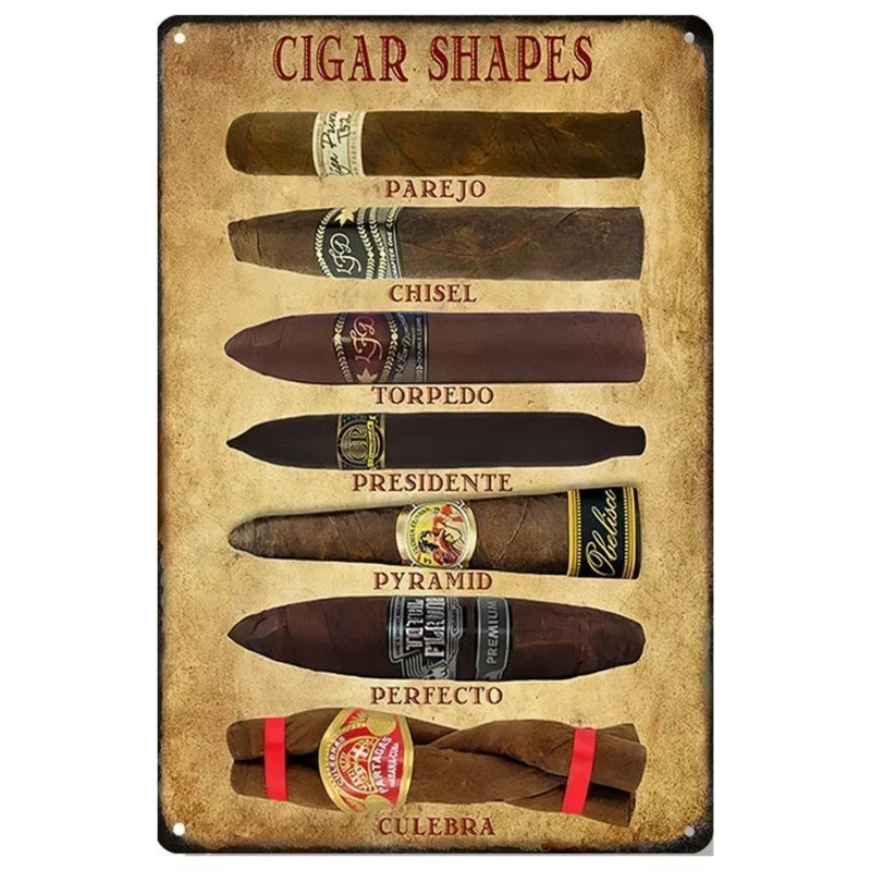 Винтажные сигары металлические постеры жестяные вывески для виски бар кафе