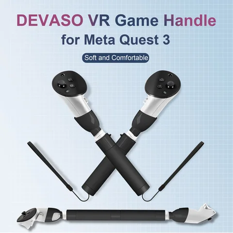 Длинные ручки VR Gorilla Tag для Meta Quest 3 Beat Saber, Бейсбол для гольф-клуба, улучшение VR-игры