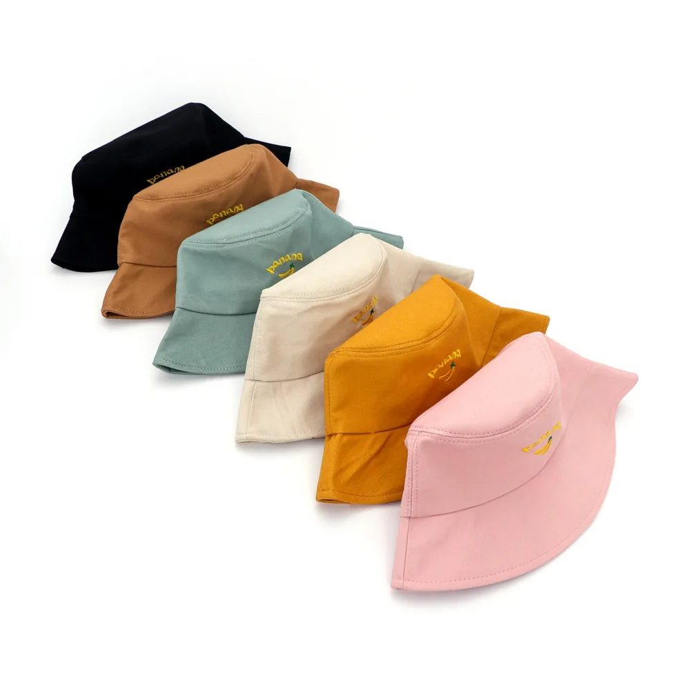 

Solid Color Banana Fisherman Hats Men Women's Panama Hat Spring Summer Autumn Winter Cap Versatile Sunshade Hat Cute Bucket Hat