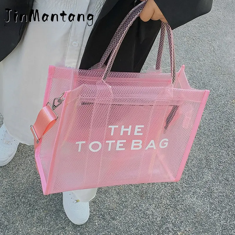 

Summer Luxury Designer Handbag Fashion Pvc Brand Tote Bag Party Travel Shoulder Crossbody Bags Black White Green Blue Purple Red