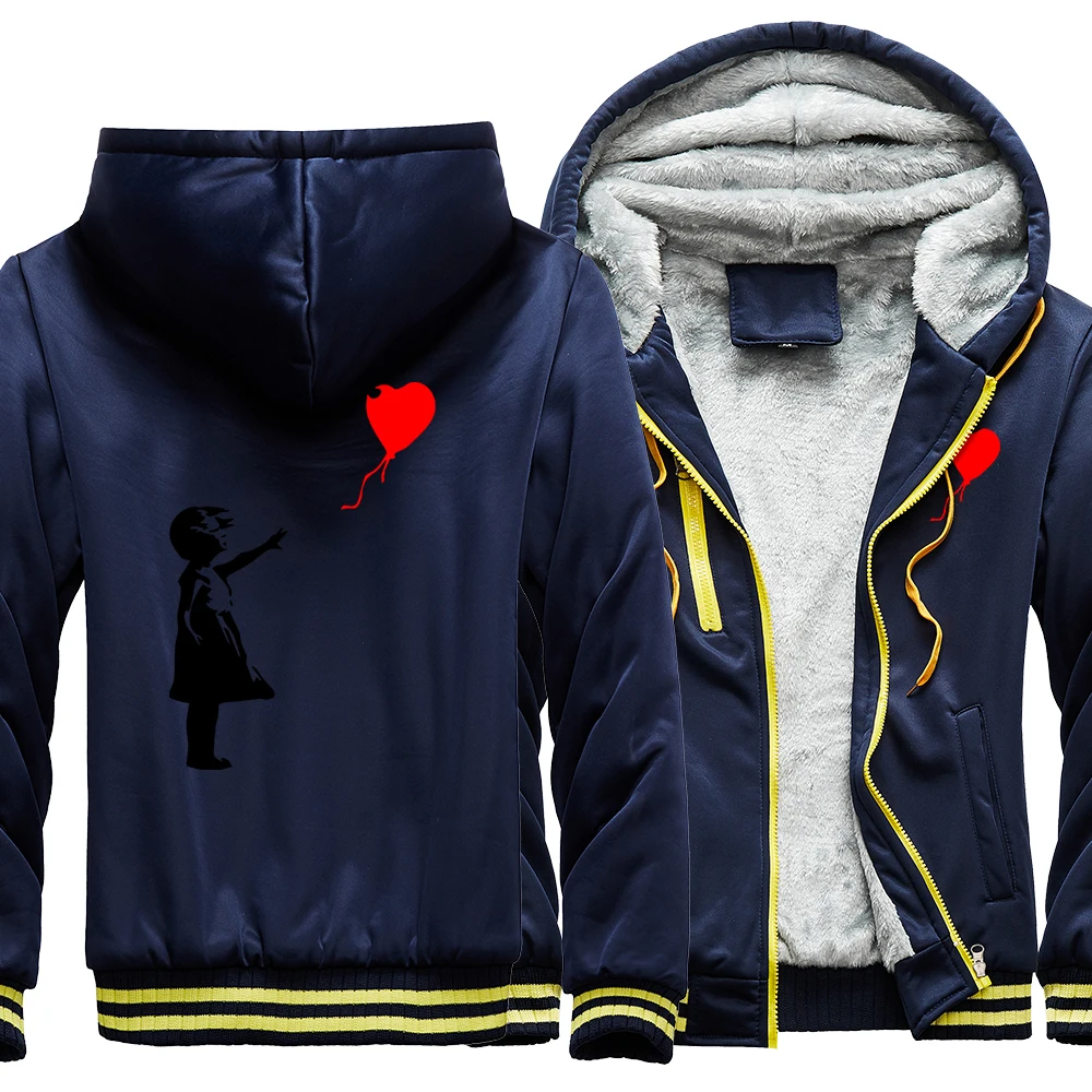 Мужская камуфляжная куртка с длинным рукавом и принтом в виде воздушных шаров