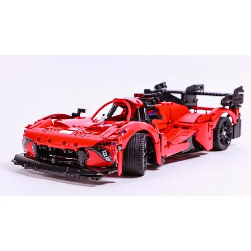 MOC- 156345 Новый 499P Hypercar в сборе сшитые строительные блоки модель 1544 детали
