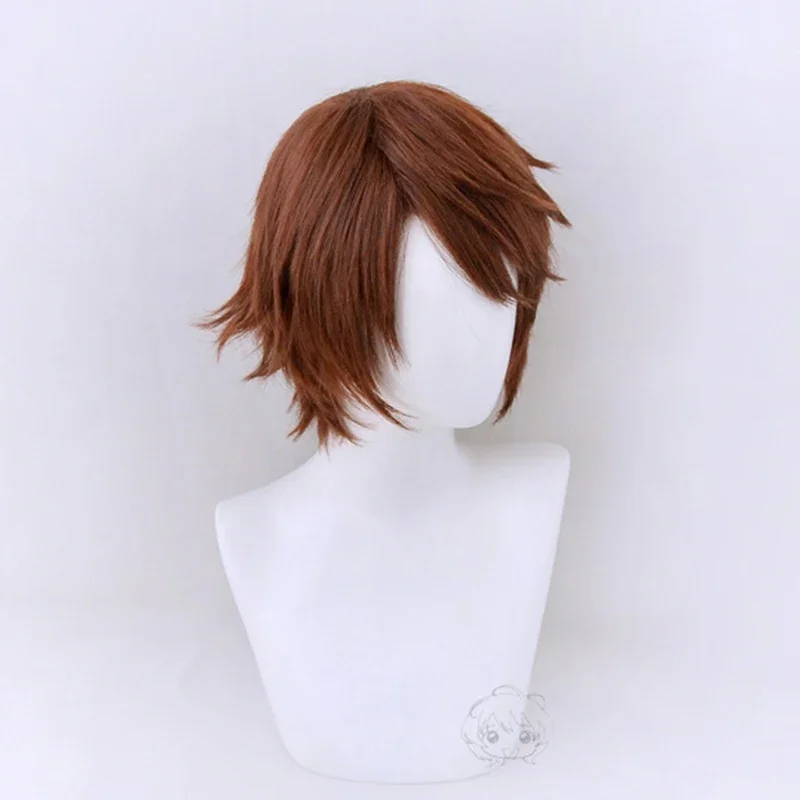 Высокое качество аниме Death Note Yagami Light косплей парик короткие коричневые