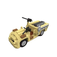 ww2 military artillery assault trucks tank building blocks diy vehicle jeeped car bricks toys for children