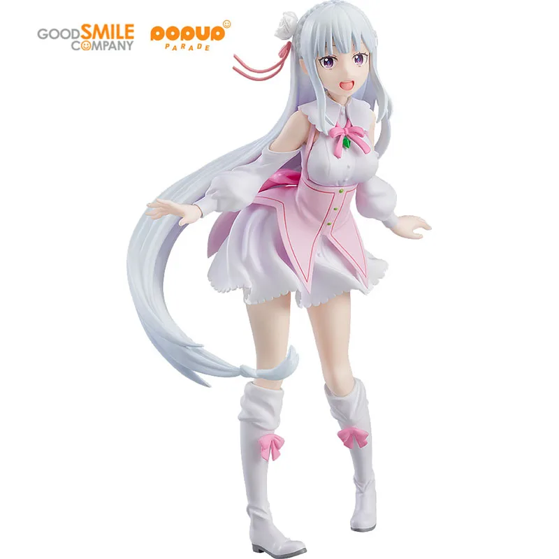 

Stock Original GOOD SMILE GSC POP UP PARADE Emilia Re Life A Different World From Zero Memory Snow 16.5cm Anime Figure Model Toy