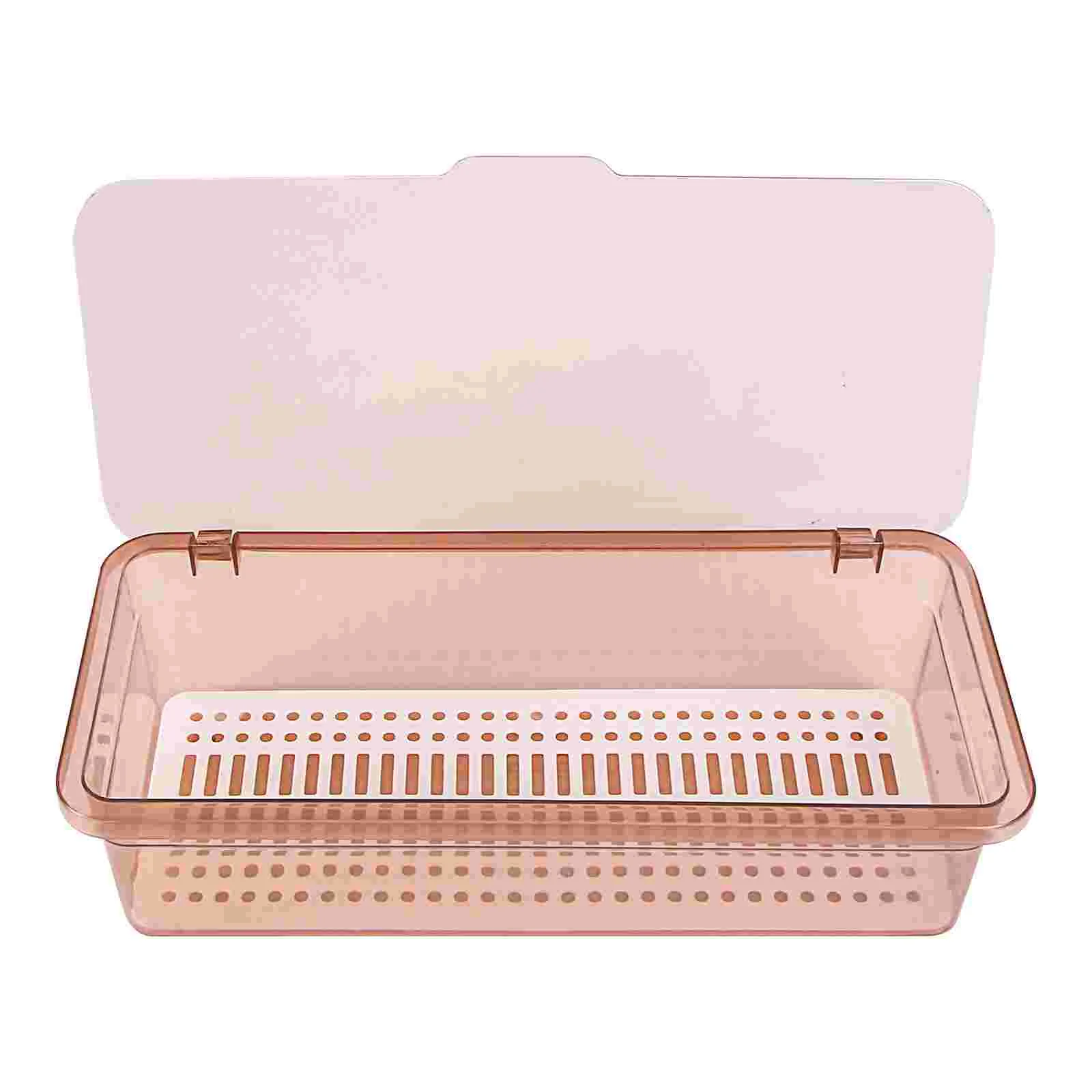 

Storage Organizer Utensil Tray Cutlery Silverware Flatware Box Chopsticks Holder Lid Container Kitchen Tableware Drainer