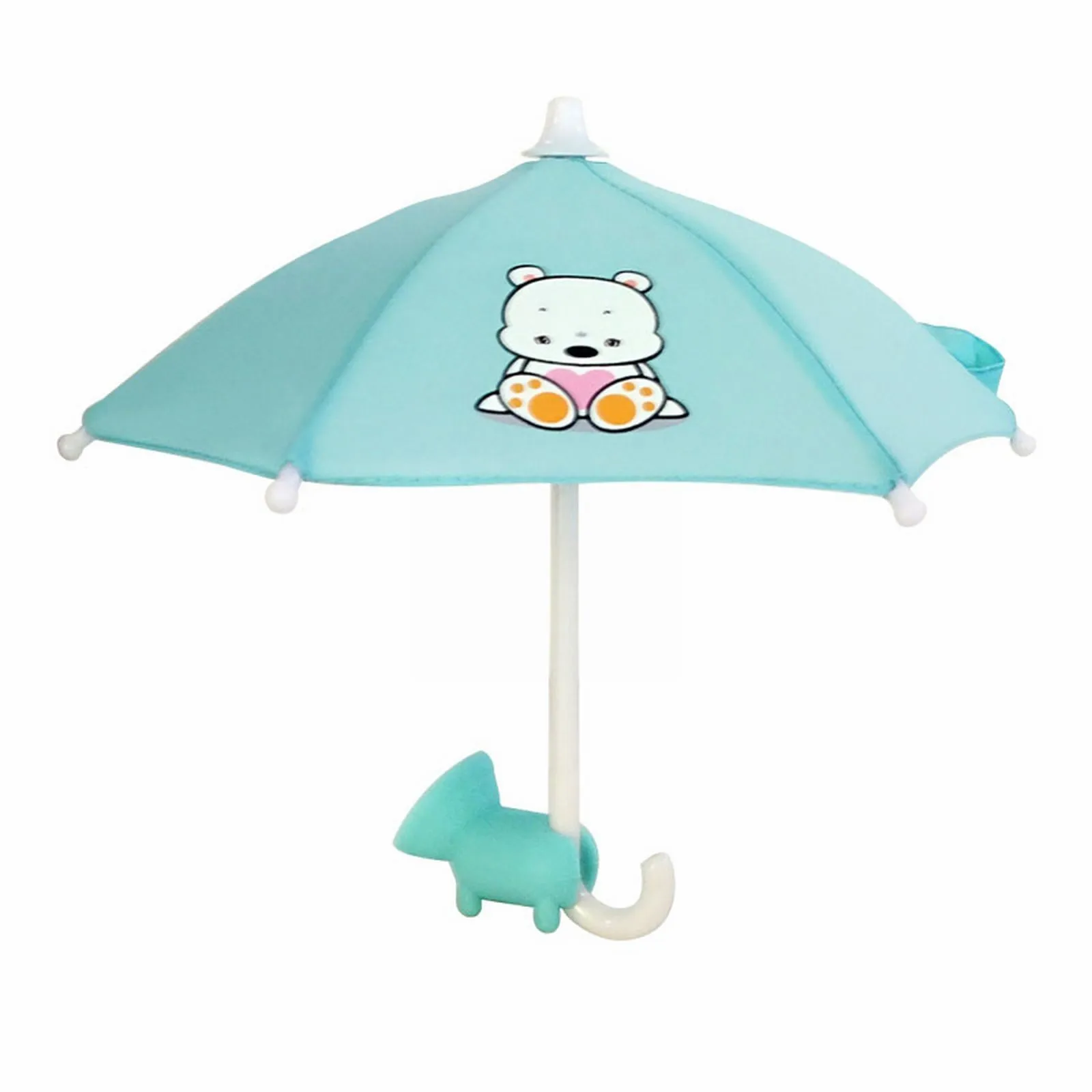 

Phone Umbrella Suction Cup Stand Animal Outdoor Sun Umbrella Mobile Phone Holder Sun Hood Shield Block Glare And Sunlight