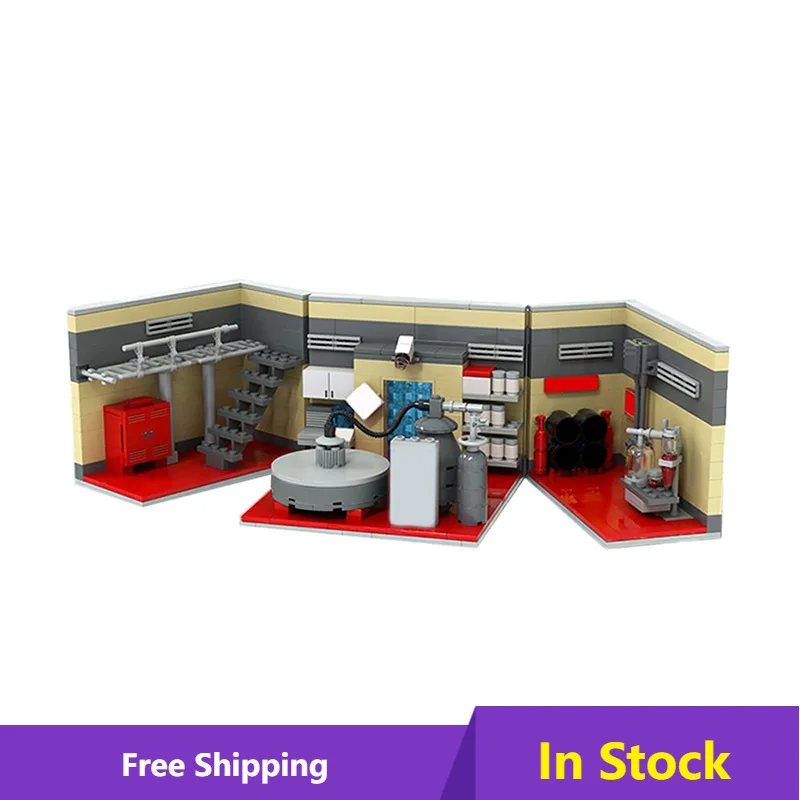 

Конструктор для химических реагентов, сборный блок, для съемок фильмов, сращивания, MOC-20608 детская игрушка в подарок