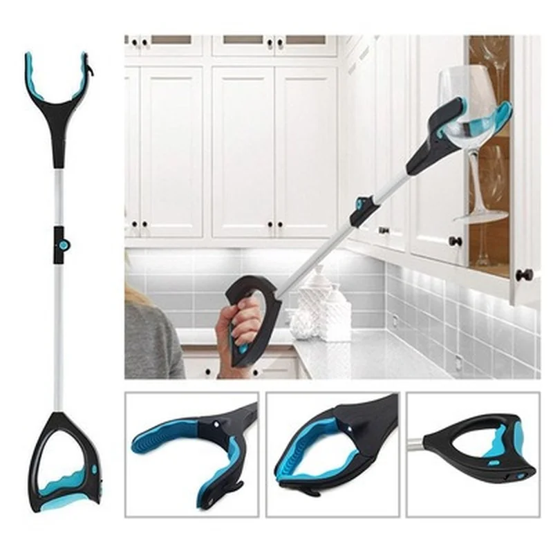 

Полезный захват для мусора, рукоятка для мусора, прибор для захвата сигарет, инструмент для захвата, долгий захват, помогающий добраться до ...