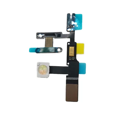 Выключатель питания, кнопка включения/выключения громкости, гибкий кабель для iPad Pro 9,7 дюйма A1673 A1674 A1675, мигающий свет с ключом отключения звука и микрофоном