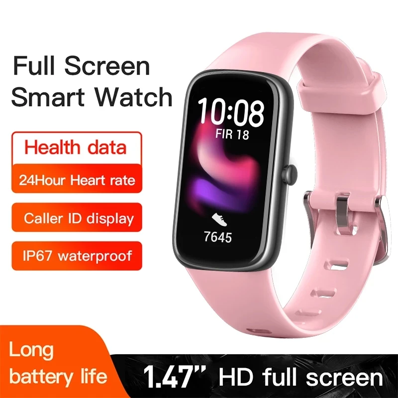 

LIGE Smart Watch Women HD Full Screen Waterproof Watch Fitness Bracelet Sport Men's watch Support Heart Rate Monitor Smartwatch