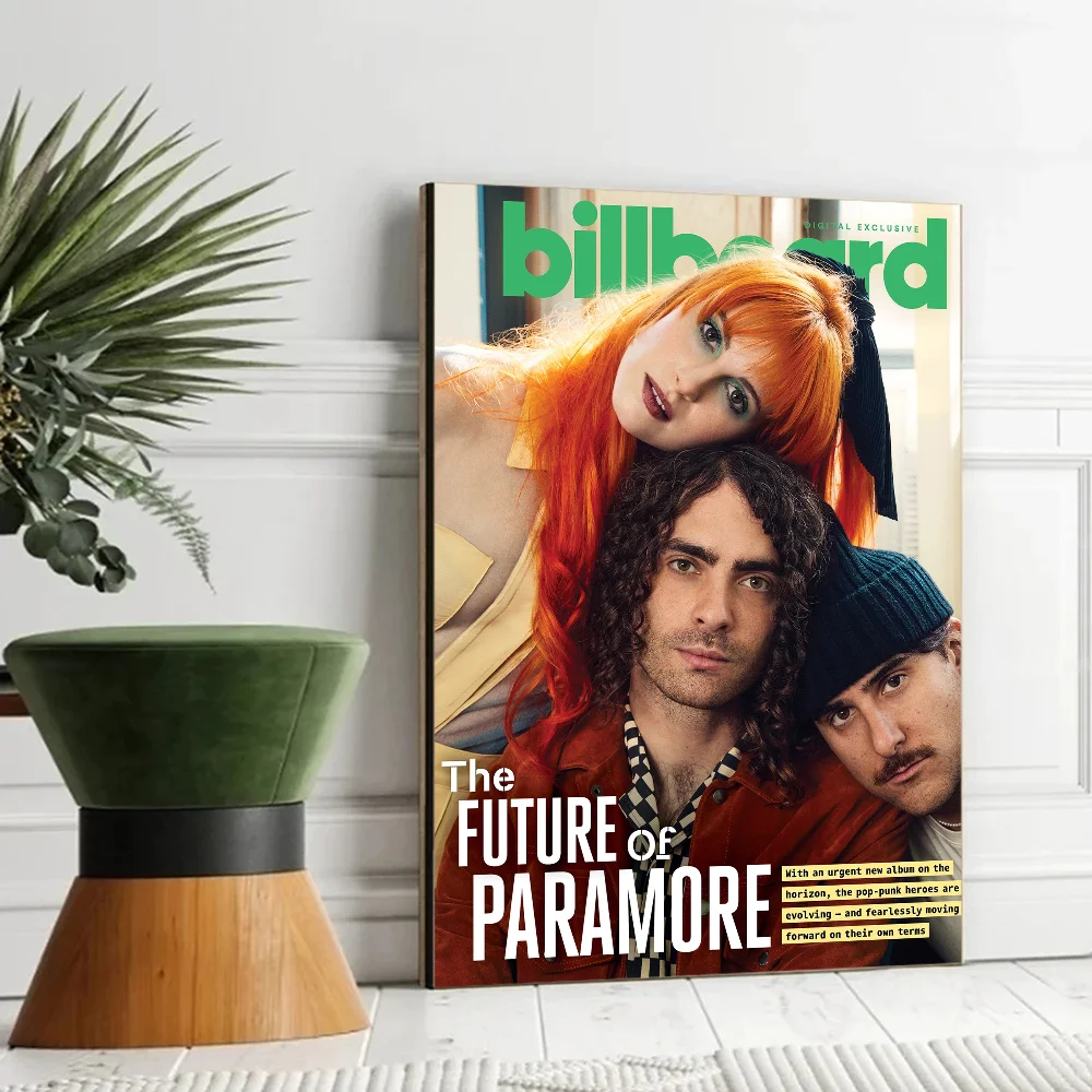 Singer P-Paramore Classic Movie Posters Waterproof Paper Sticker Coffee House Bar Decor Art Wall Stickers