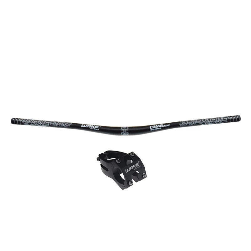 

WAKE MTB Handlebar With 31.8Mm Stem Mountain Bike Handle Bar 780MM Aluminum Alloy Bicycle Flat Bar