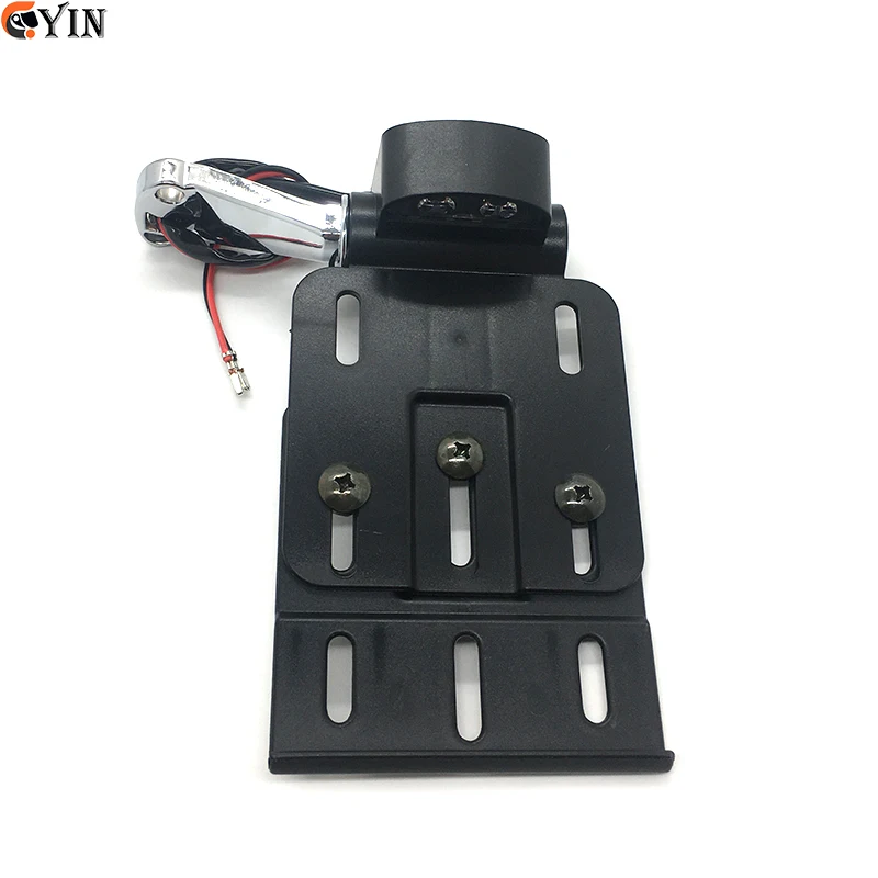 

Боковой держатель номерного знака мотоцикла, кронштейн светодиодного дисплея для Harley Sportster XL883 XL1200 Dyna Low Rider FXDLS Street Bob FXDB