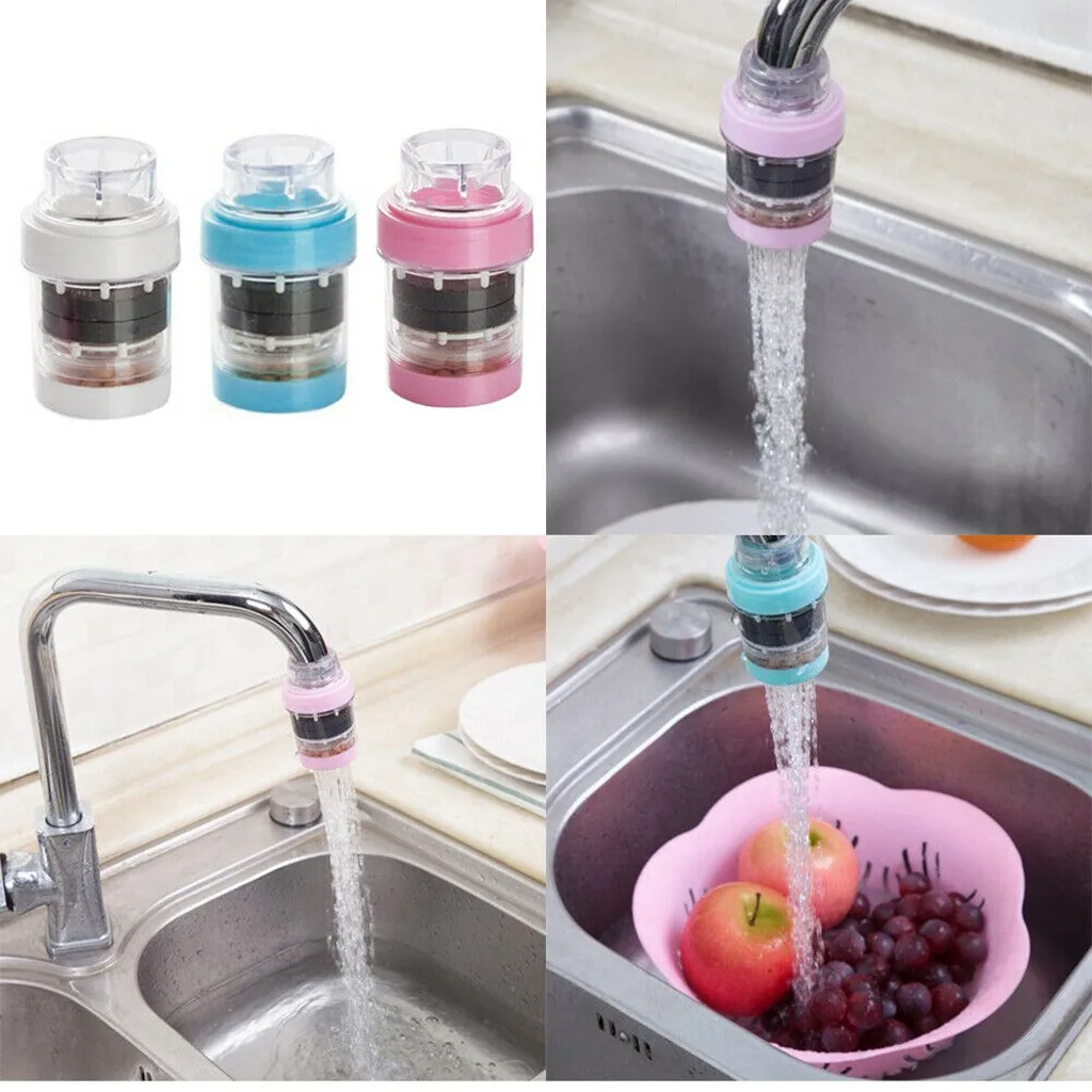 

2PCS Kitchen Faucet Healthy Activated Carbon Precipitation Water Purifier Durable Faucet Accessories Grifos De Cocina Wasserhahn