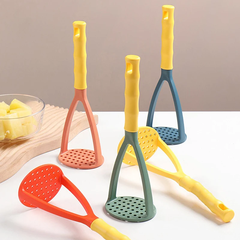 

Plastic Pressed Potato Masher Ricer Puree Juice Maker Potato Pusher Smooth Mashed Potatoes Crusher Fruit Machine Kitchen Tools
