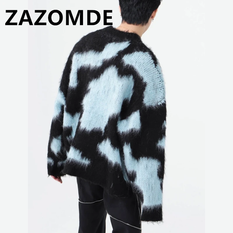 Рисунок 6 - Зимний винтажный свитер ZAZOMDE в стиле хип-хоп