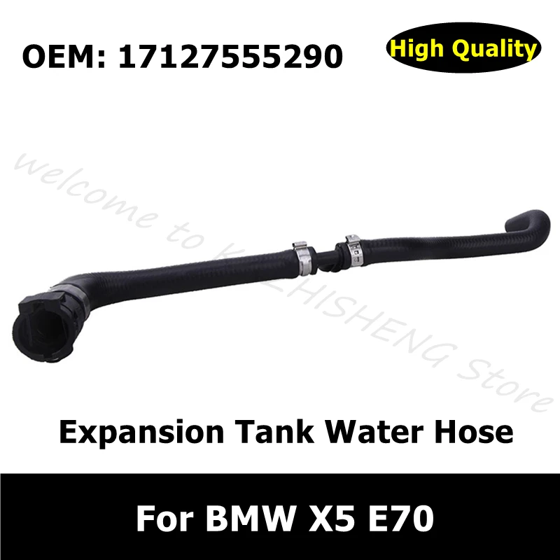 

Car Accessories 17127555290 Water Hose Expansion Tank To Radiator Coolant Vent Pipe For BMW E70 X5 XDrive30i 3.0si