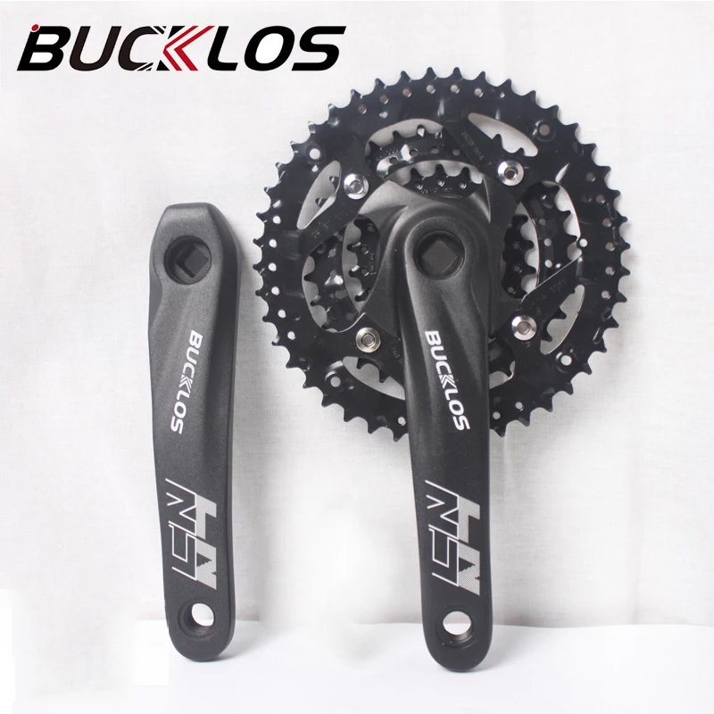 BUCKLOS горный велосипед тройной кривошипный комплект 3x9S 104BCD рукоятка MTB набор с BB