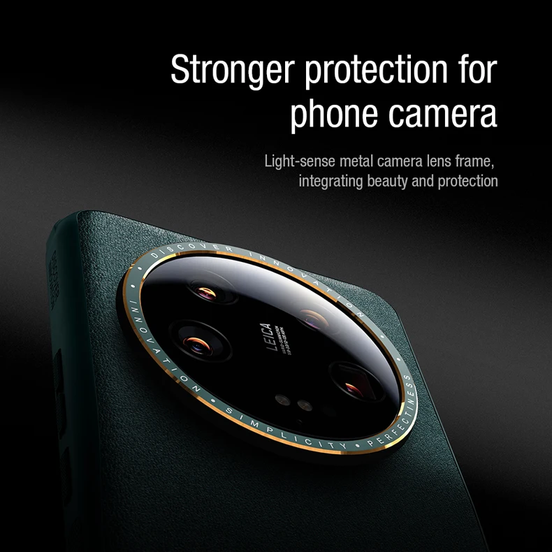 For Xiaomi 13 Ultra Case NILLKIN Minimalism Leather Case-Collector's Edition Metal Camera Lens Protection Cover For Mi 13 Ultra