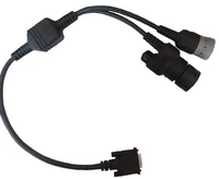 2022 latest cat et3 adapter iii original cable with 9 pin and 14 pin truck diagnostic tool cat iii communication adapter iii