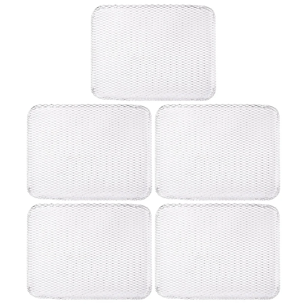 

5 Pcs Disposable Non-stick BBQ Mesh Barbecue Mats Pack Grill Accessories Aluminum Net