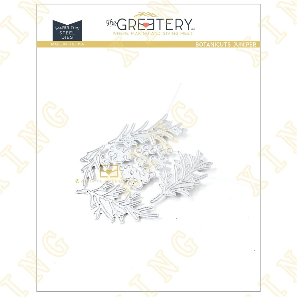 Ботанические: металлические высекальные штампы для скрапбукинга рельефные