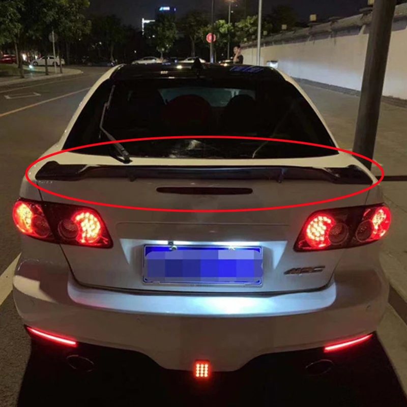 Автомобильный спойлер из настоящего углеродного волокна Mazda 6 2006 2007 2008 авто