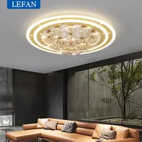Gold Round Glass Ball Led Ceiling Lamp For Living Room Bedroom Study Home Roof Indoor DecorFashion Chandelier Lighting Fixture