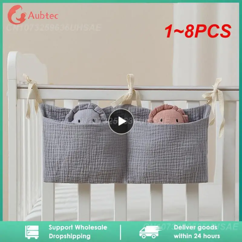 

1 ~ 8 шт. 25*20 см многофункциональная сумка для младенцев, многоразовая однотонная дорожная Детская сумка для хранения из мягкого хлопка для мам