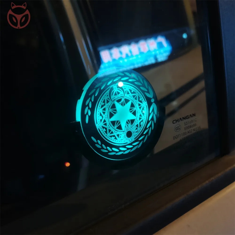 Для Tesla автомобильное треугольное окошко внешнее освещение умное чувствительное