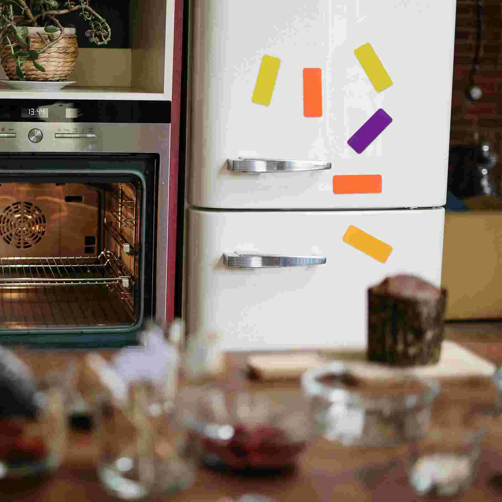 72 шт. магнитные этикетки магниты записываемые бирки доска для сухого стирания