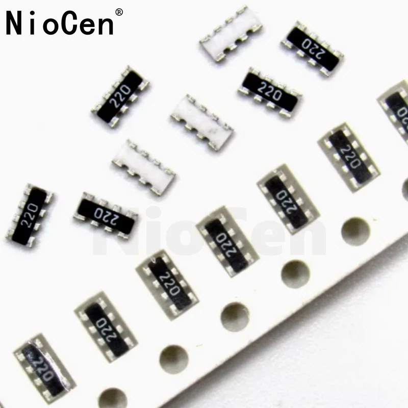 100 шт. 0603 2*4 8P4R 2*4P 5% сетевой резистор SMD array 0 Ом ~ 910K 2K 2 K 4 7 10K 22K 47K 100K 1M 1 10 220 470