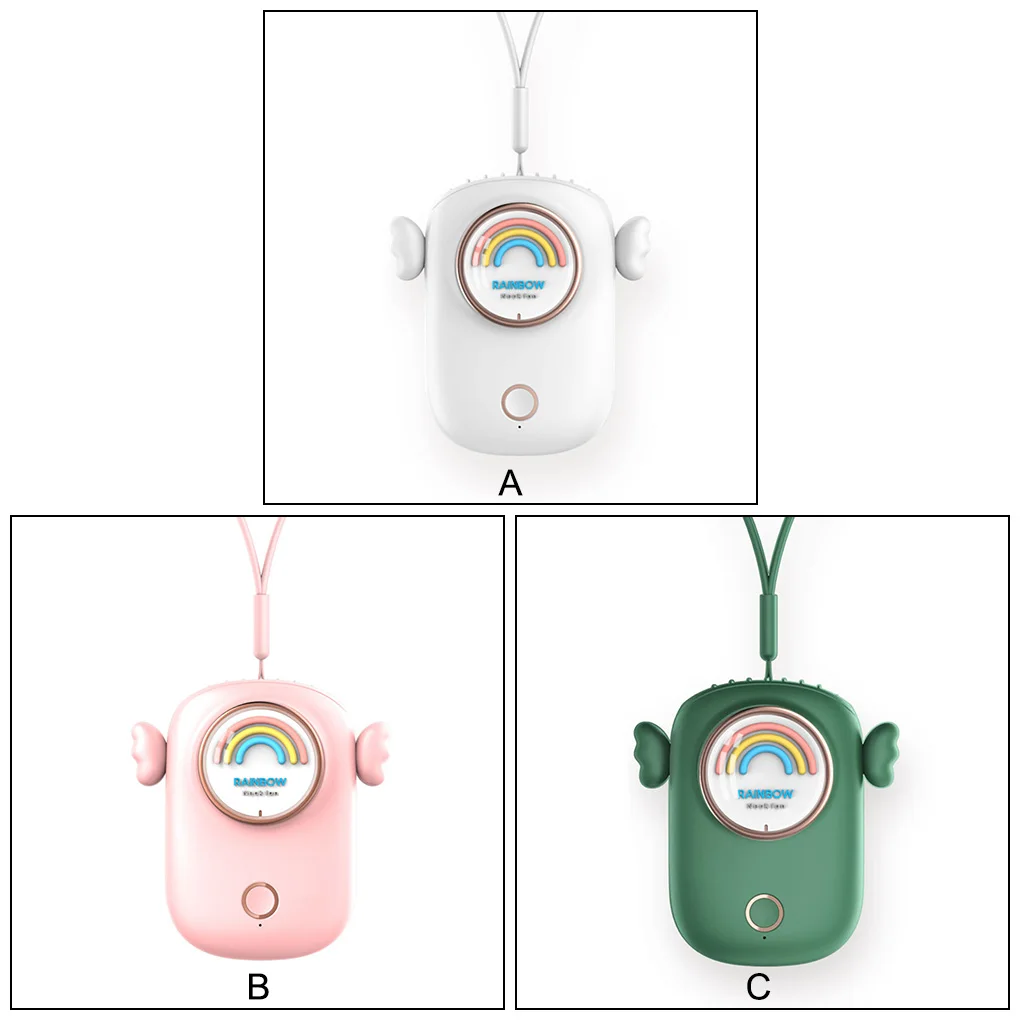 

Portable Fan Handheld Rechargeable Travel 3 Modes Adjustable Personal Cooler Low-noise Office Indoor Study Cooling