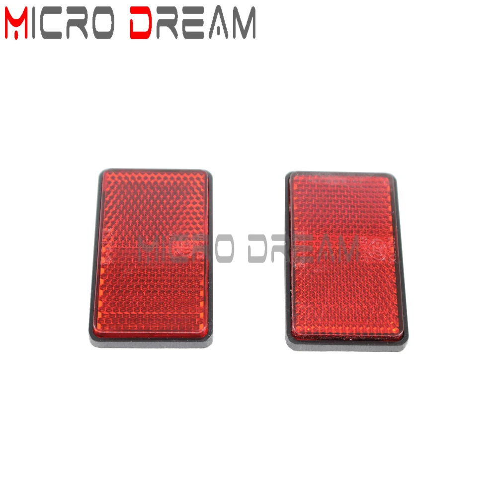 

Задние передние прямоугольные отражатели, предупреждающий отражатель, болт на светоотражающей пластине, пластик для большинства мотоциклов, квадроциклов, автомобильных прицепов