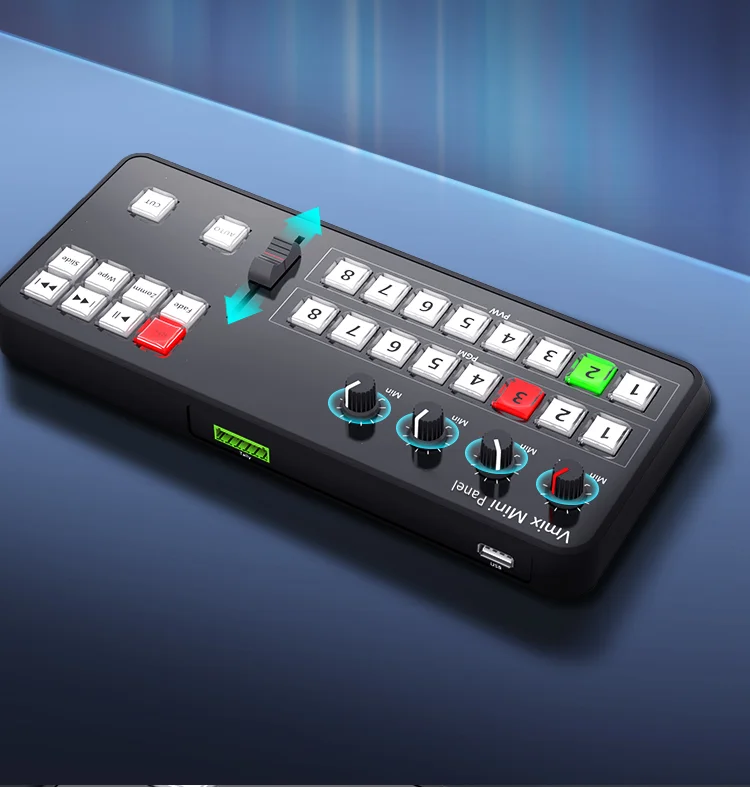 Мини-переключатель TYST Video Vmix панель управления MIDI 2 0 переключатель видеозаписи