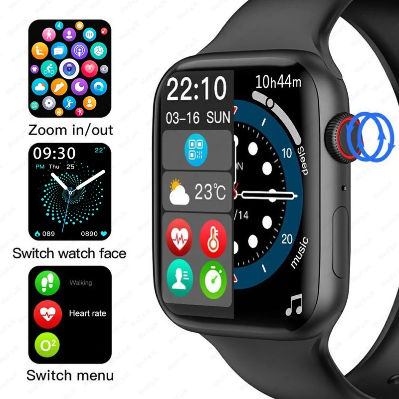 2022 Apple Watch Series 6 IWO 13 Pro Hw22 Смарт-часы для мужчин и женщин серии 7 W37 фитнес-браслет Xiaomi