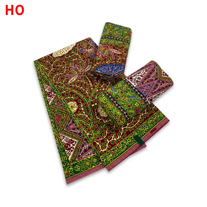 

100% cotton African Real Wax printed batik fabric Ankara wax tissu high quality pagne sewing material for woman dress 6yards