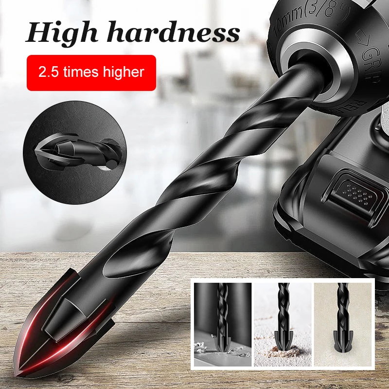 

Набор сверл для керамической плитки, многофункциональный твердосплавный инструмент для вскрытия отверстий, 3-12 мм, шестигранная, для стекла, керамики, бетона