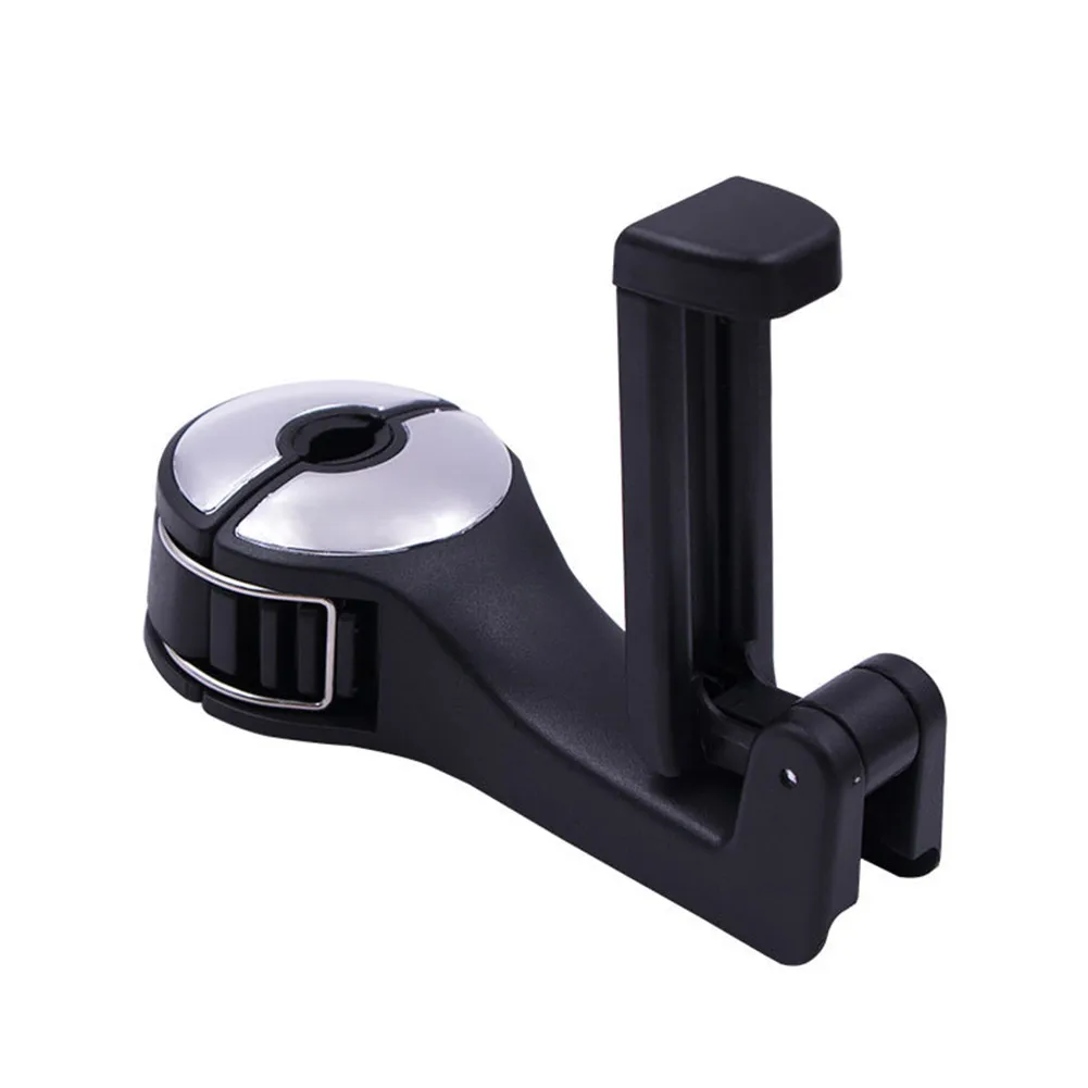 

Car Headrest Hook & Phone Holder Seat Back Hanger For Bag Handbag Purse Grocery Cloth Interior Parts Car Seat Hook