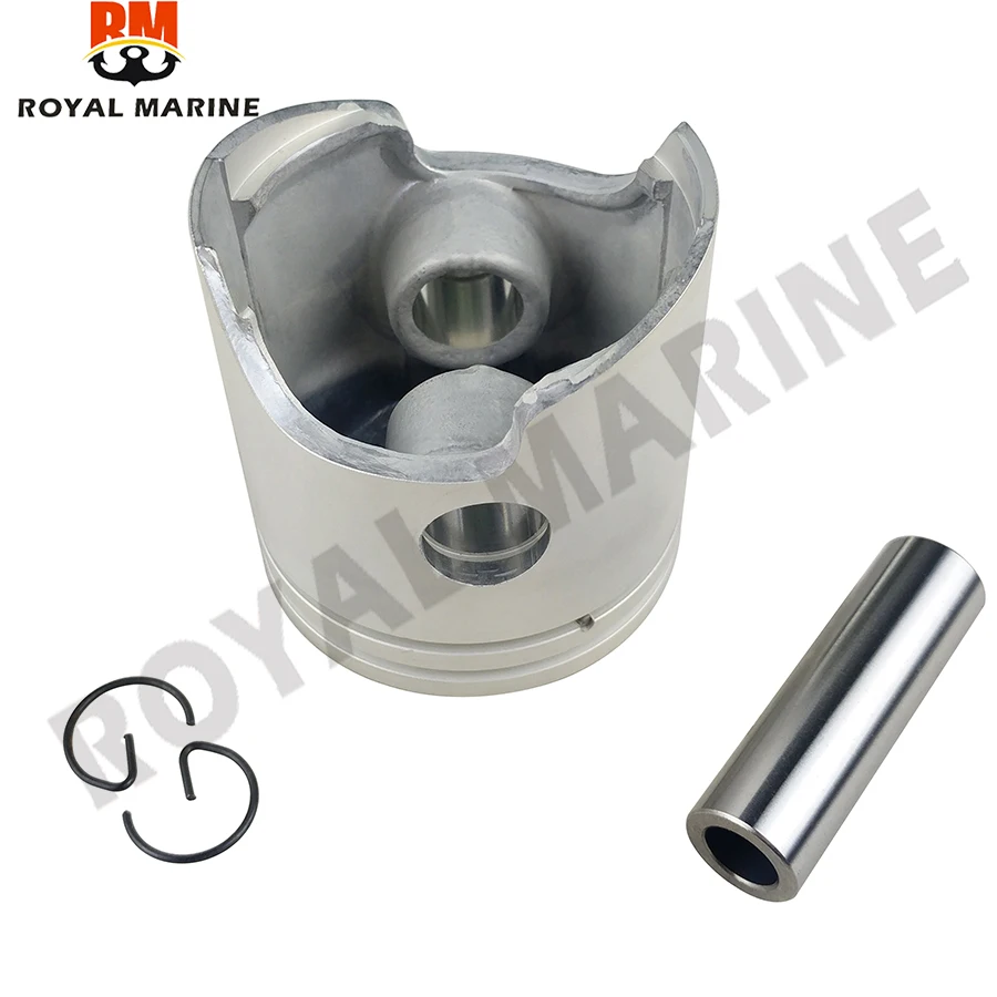 Комплект поршней 6E7-11636 + 0 5 мм для подвесного двигателя Yamaha 2T 682 63 В Вт 684 серии 9 л.с.