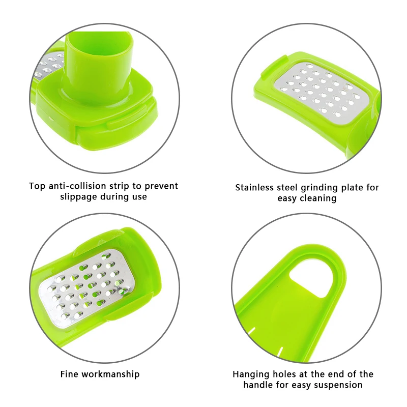 2pcs Ginger Grater Great Lemon Zester Garlic Grinding Nutmeg Planer Slicer Mini Cutter Tool Kitchen Gadget for Cooking |