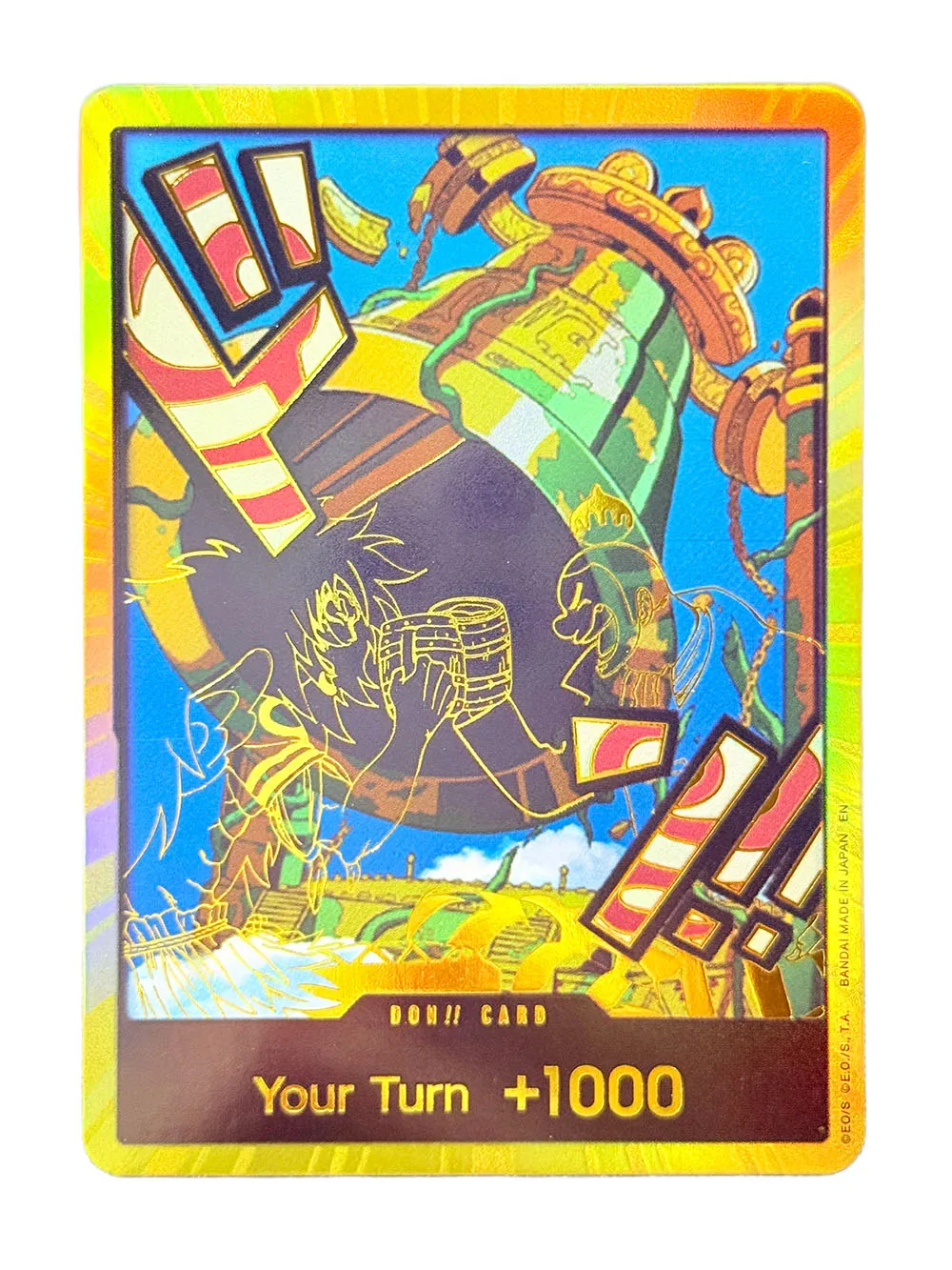Фото Коллекционная карта One Piece (EN Gold) Proxy Card 2025 Special DON: Портгас, Эйс, Гол, Зоро. Аниме TCG, одиночные карты, игрушки, подарок. №4