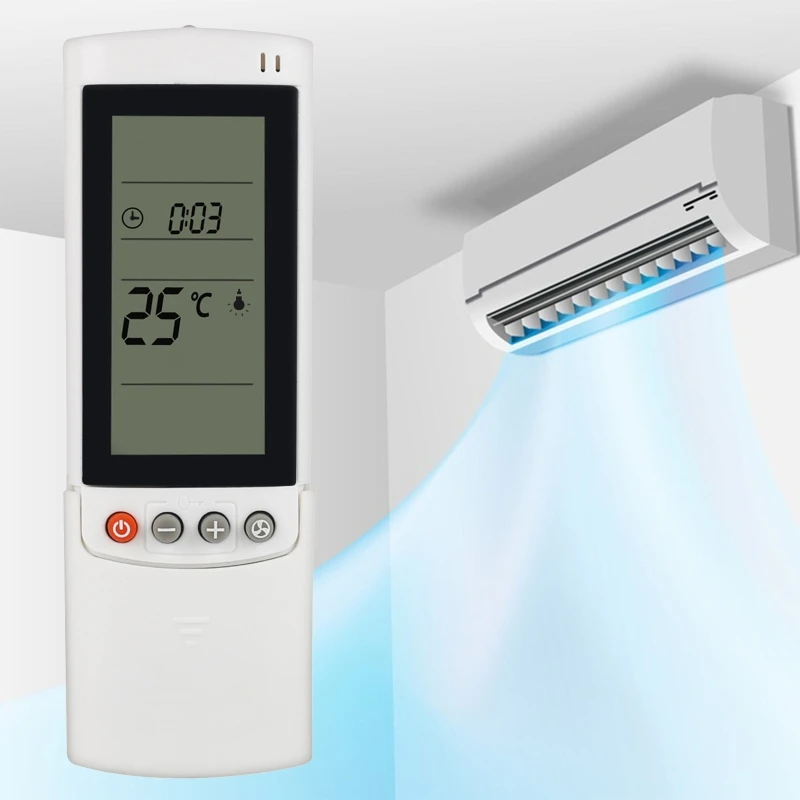 

Wearproof Air Conditioning Remote Controller with Smooth for Touch for Airwell Electra Gree RC08B Accessories