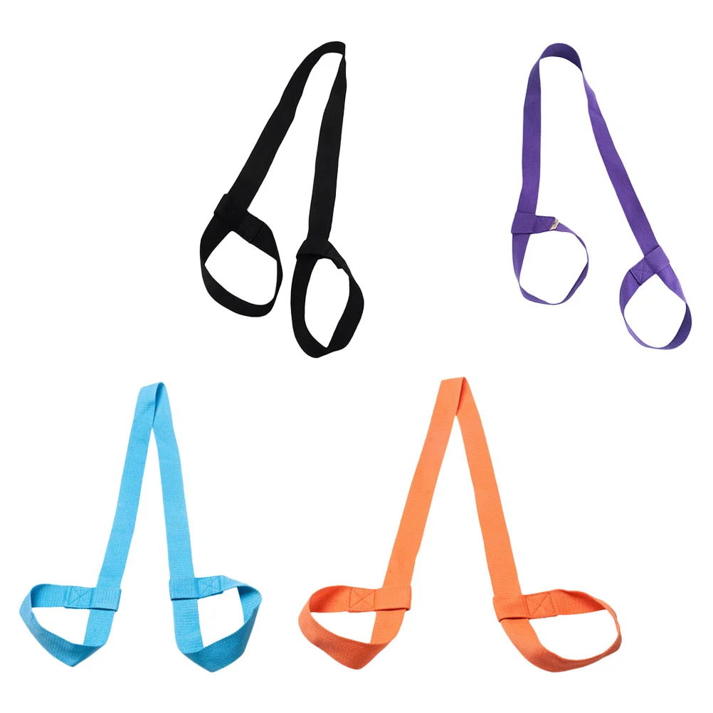 

4PCS Adjustable Yoga Mat Straps Outdoor Yoga Mat Straps Exercise Mat Straps