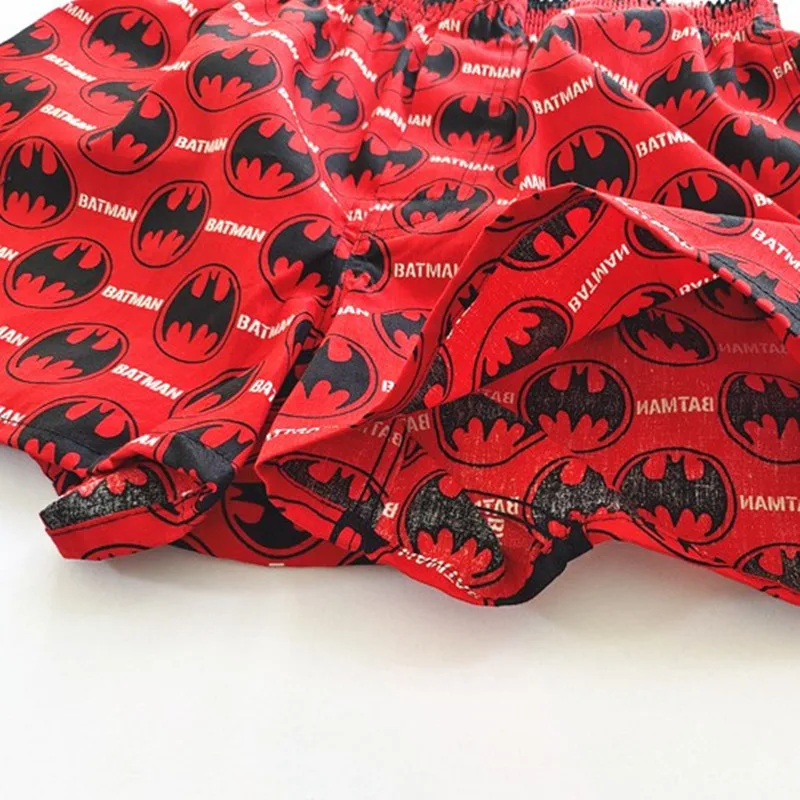 New Anime Pants Summer Underwear For Men Woven Cotton100% Loose And Comfortable Sleep Bottoms Shorts