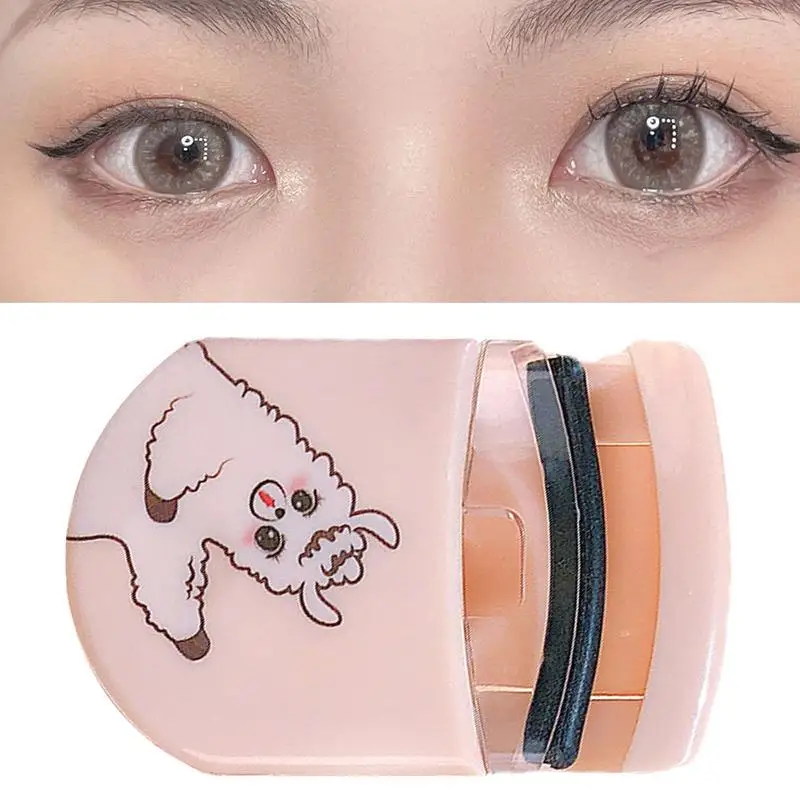 Mini Eyelash Curler Long Lasting Pressing Eyelash Curler Makeup Must Have For Asian Eyes European And American Deep-Set Eyes For