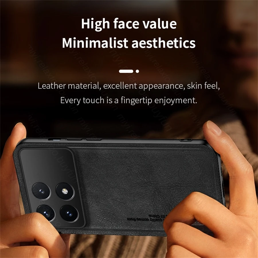 Poko Little X6Pro X 6 Чехол винтажная матовая кожаная Магнитная задняя крышка для PocoX6 Poco X6